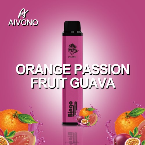 Aivono AIM BINGO 4000 guava allarancia e frutto della passione V4FX132 - Vape Aivono Italia