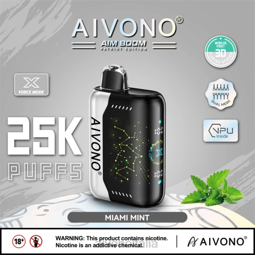 Aivono AIM BOOM 25000 menta di miami V4FX349 - Aivono Italia