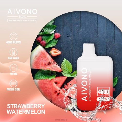 Aivono AIM BOXX 4000 anguria alla fragola V4FX214 - Aivono Vape Italia
