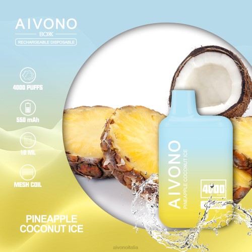 Aivono AIM BOXX 4000 gelato al cocco e ananas V4FX222 - Aivono Vape Italia