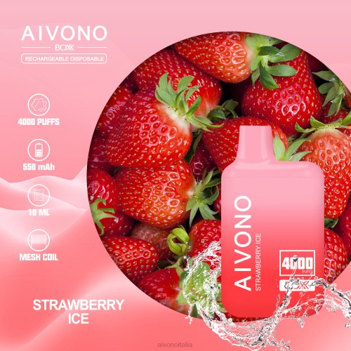 Aivono AIM BOXX 4000 ghiaccio alla fragola V4FX226 - Aivono Vape Italia