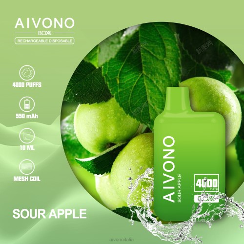 Aivono AIM BOXX 4000 mela acerba V4FX220 - Vape Aivono Italia