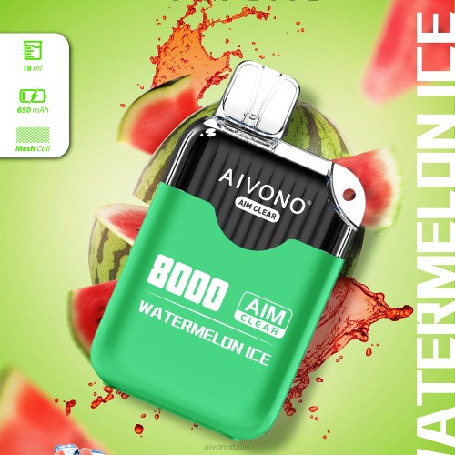 Aivono AIM CLEAR 8000 ghiaccio di anguria V4FX204 - Vape Aivono Italia