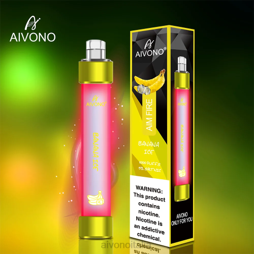 Aivono AIM FIRE 1000 ghiaccio alla banana V4FX324 - Vape Aivono Italia