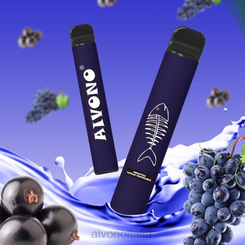 Aivono AIM FISHBONE 600 ribes nero duva V4FX284 - Vape Aivono Italia