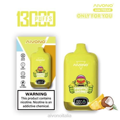Aivono AIM FREAK 13000 cocco allananas V4FX248 - Vape Aivono Italia