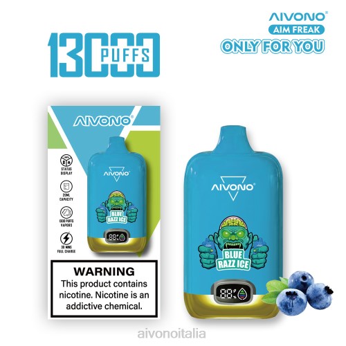 Aivono AIM FREAK 13000 ghiaccio blu V4FX242 - Aivono Vape Italia