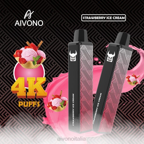 Aivono AIM FREAK 4000 gelato alla fragola V4FX263 - Aivono Puffs Italia