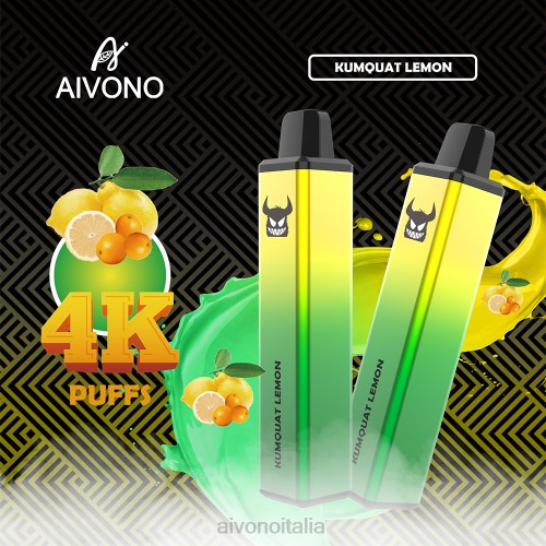 Aivono AIM FREAK 4000 limone kumquat V4FX256 - Vape Aivono Italia