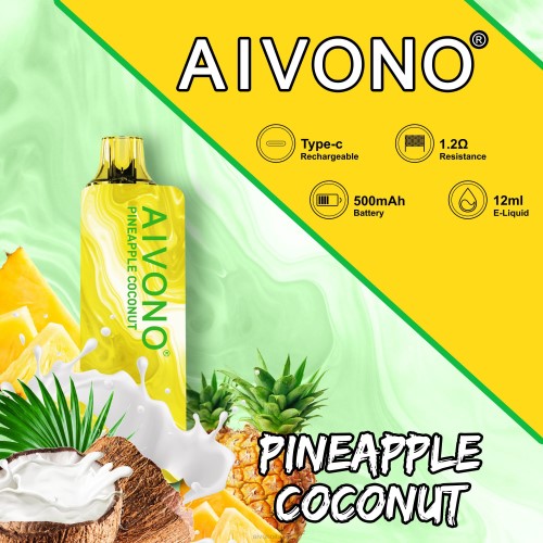 Aivono AIM GUN 7000 cocco allananas V4FX106 - Aivono Vape Italia