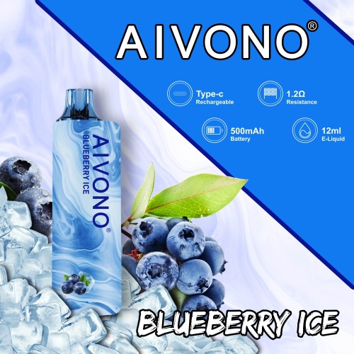 Aivono AIM GUN 7000 ghiaccio al mirtillo V4FX104 - Vape Aivono Italia