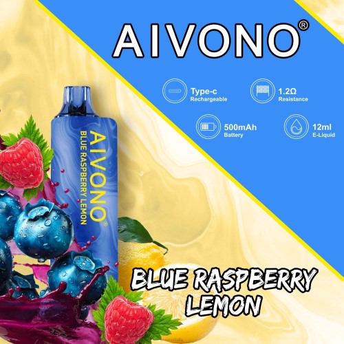Aivono AIM GUN 7000 mirtillo lampone limone V4FX109 - Aivono Italia