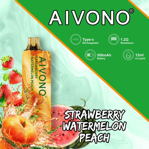 Aivono AIM GUN 7000 pesca allanguria fragola V4FX108 - Vape Aivono Italia