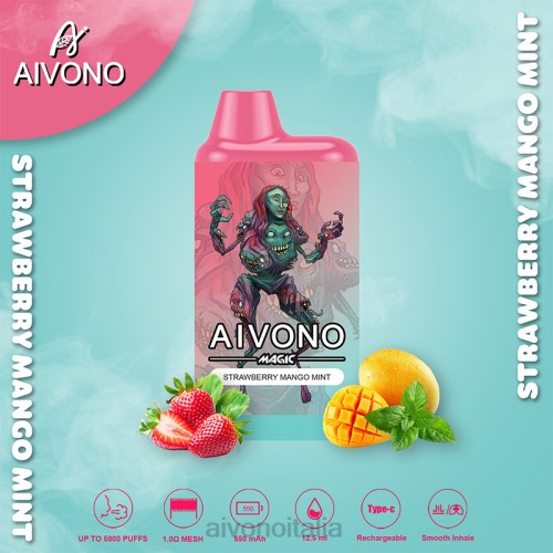 menta fragola e mango