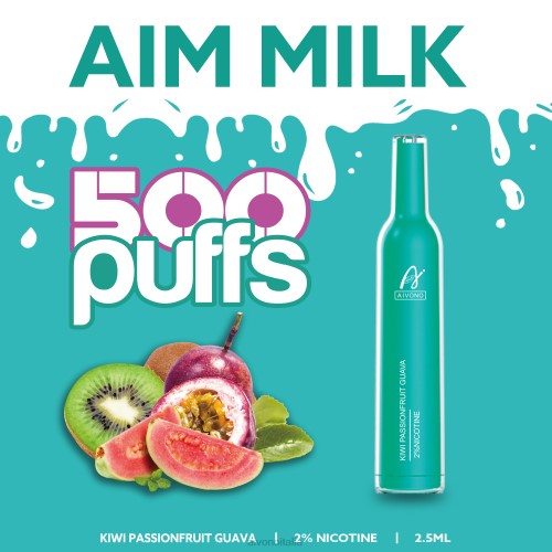 Aivono AIM MILK 500 kiwi frutto della passione guava V4FX272 - Vape Aivono Italia