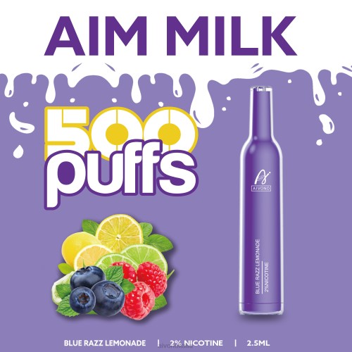 Aivono AIM MILK 500 limonata blu razz V4FX264 - Vape Aivono Italia