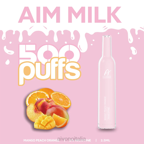 Aivono AIM MILK 500 mango pesca arancia V4FX269 - Aivono Italia