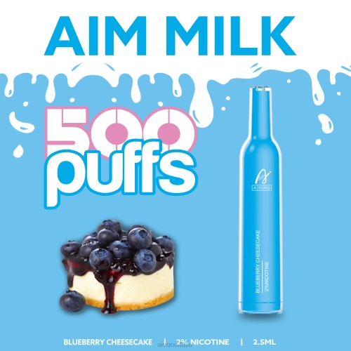Aivono AIM MILK 500 torta di formaggio ai mirtilli V4FX274 - Aivono Vape Italia