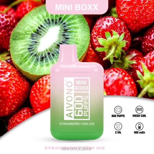 Aivono AIM MINI BOXX 600 ghiaccio alla fragola e kiwi V4FX234 - Aivono Vape Italia
