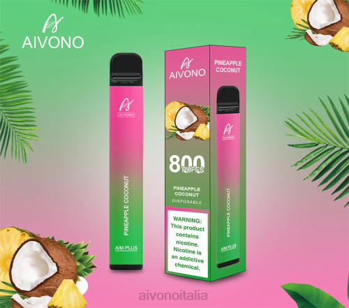 Aivono AIM PLUS 800 cocco allananas V4FX200 - Vape Aivono Italia