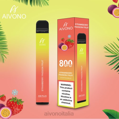 Aivono AIM PLUS 800 frutto della passione alla fragola V4FX195 - Aivono Puffs Italia