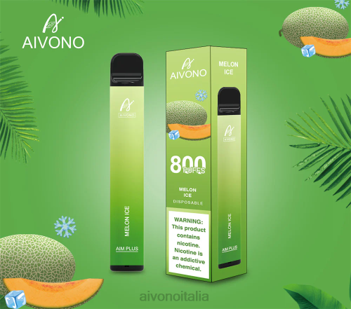 Aivono AIM PLUS 800 ghiaccio al melone V4FX187 - Aivono Puffs Italia