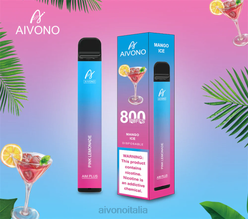 Aivono AIM PLUS 800 limonata rosa V4FX191 - Aivono Puffs Italia