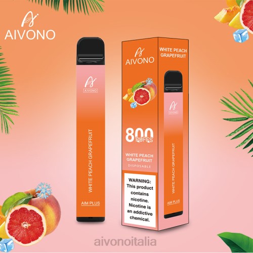 Aivono AIM PLUS 800 pompelmo pesca bianca V4FX199 - Aivono Puffs Italia