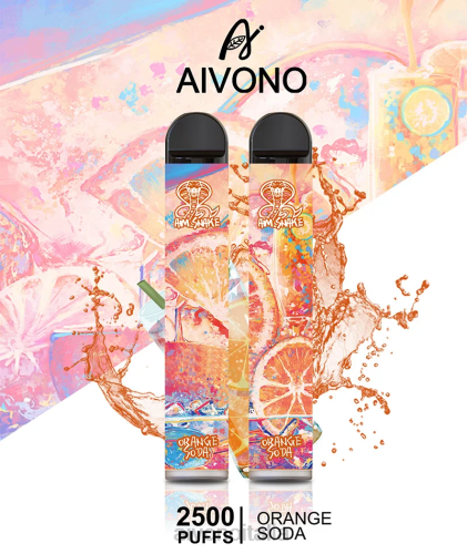 Aivono AIM SNAKE 2500 aranciata V4FX314 - Aivono Vape Italia