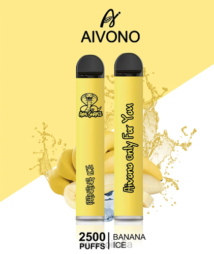 Aivono AIM SNAKE 2500 ghiaccio alla banana V4FX298 - Aivono Vape Italia