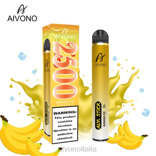 Aivono AIM STICK 2500 ghiaccio alla banana V4FX151 - Aivono Puffs Italia