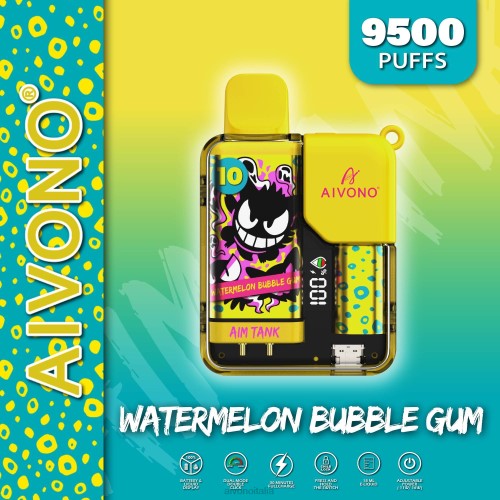 Aivono AIM TANK 9500 Gomma da masticare allanguria V4FX44 - Vape Aivono Italia