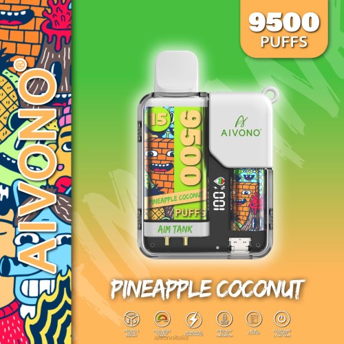 Aivono AIM TANK 9500 cocco allananas V4FX40 - Vape Aivono Italia