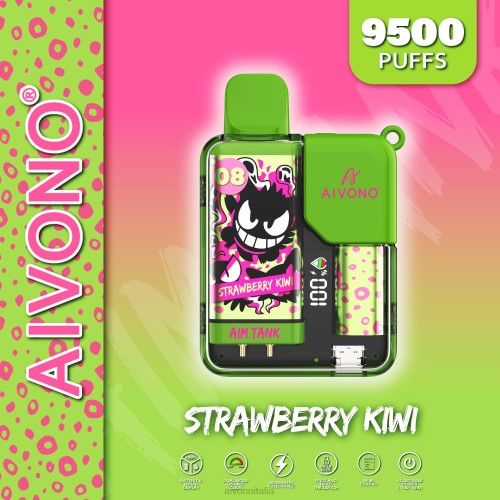 Aivono AIM TANK 9500 kiwi fragola V4FX47 - Aivono Puffs Italia