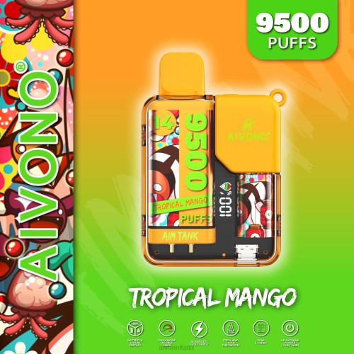 Aivono AIM TANK 9500 mango tropicale V4FX39 - Aivono Puffs Italia