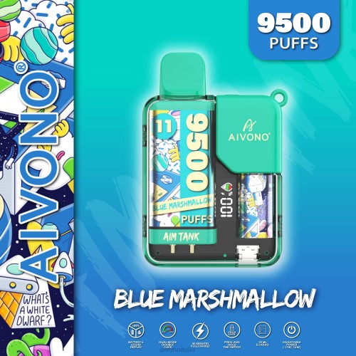 Aivono AIM TANK 9500 marshmallow blu V4FX42 - Aivono Vape Italia