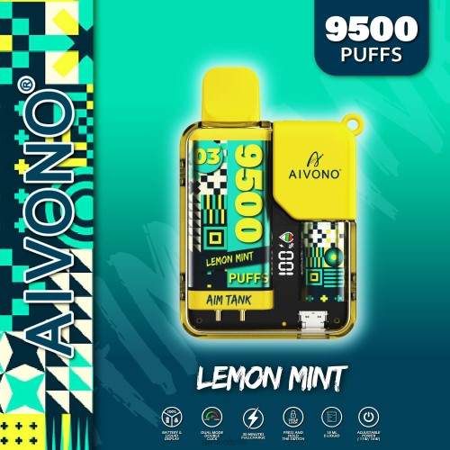 Aivono AIM TANK 9500 menta limone V4FX35 - Aivono Puffs Italia
