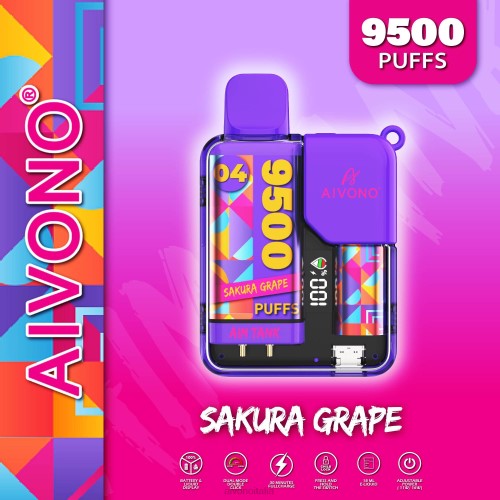 Aivono AIM TANK 9500 uva sakura V4FX36 - Vape Aivono Italia