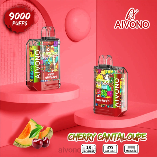 Aivono AIM XXL 9000 adesivo per bocca trasparente melone alla ciliegia V4FX57 - Aivono Italia