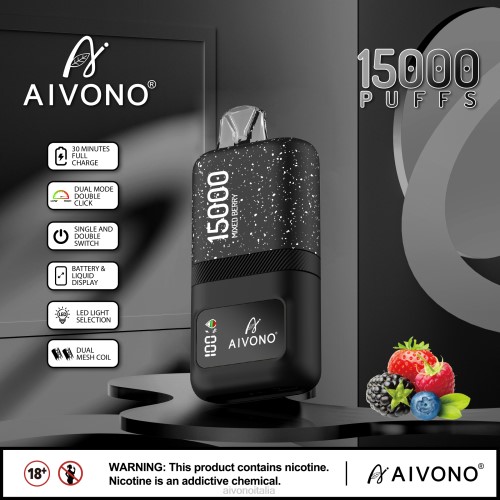 Aivono AIM magic 15000 frutti di bosco misti V4FX67 - Aivono Puffs Italia