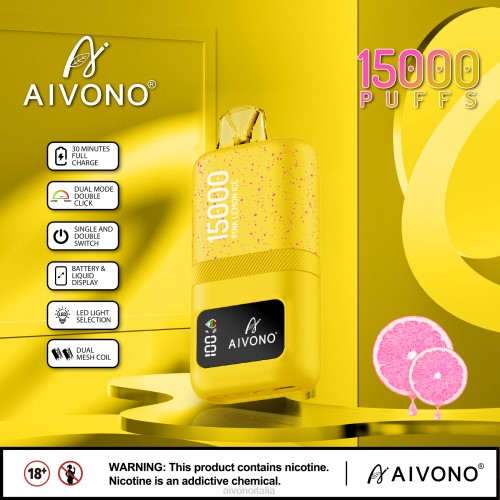 Aivono AIM magic 15000 ghiaccio al limone rosa V4FX61 - Aivono Italia
