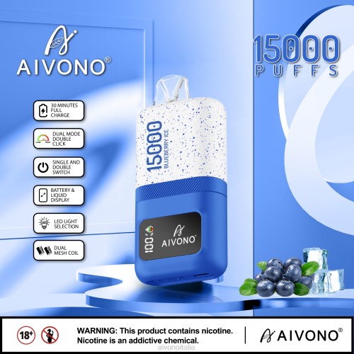 Aivono AIM magic 15000 ghiaccio al mirtillo V4FX68 - Vape Aivono Italia