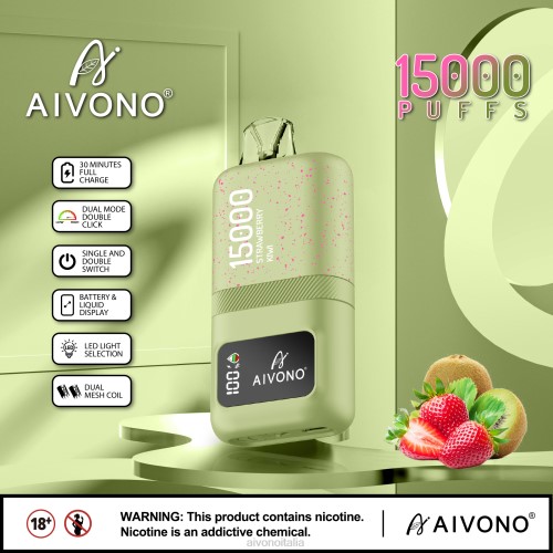 Aivono AIM magic 15000 kiwi fragola V4FX63 - Aivono Puffs Italia
