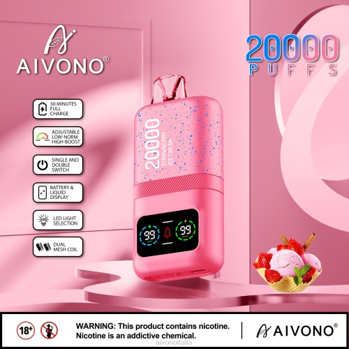 Aivono AIM magic 20000 gelato alla fragola V4FX80 - Vape Aivono Italia