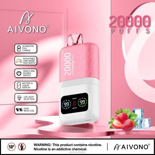 Aivono AIM magic 20000 ghiaccio alla fragola V4FX74 - Aivono Vape Italia