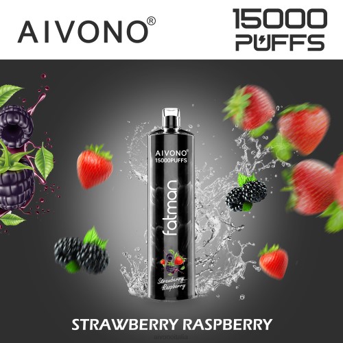 Aivono FATMAN 15000 lampone fragola V4FX15 - Aivono Puffs Italia