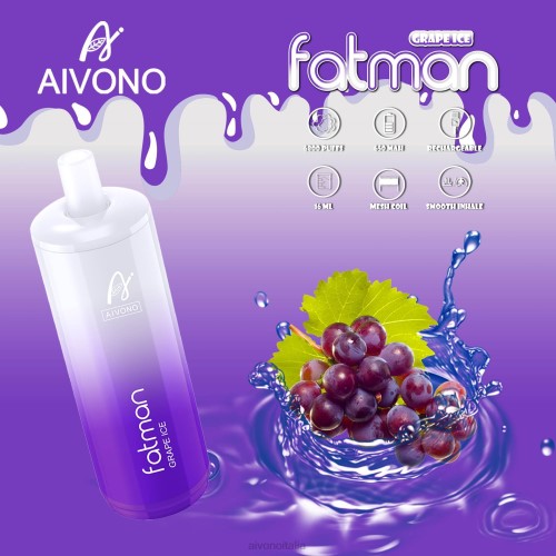 Aivono FATMAN 6800 ghiaccio duva V4FX24 - Vape Aivono Italia