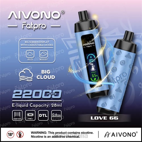 Aivono Fatpro 22000 amore 66 V4FX6 - Aivono Vape Italia