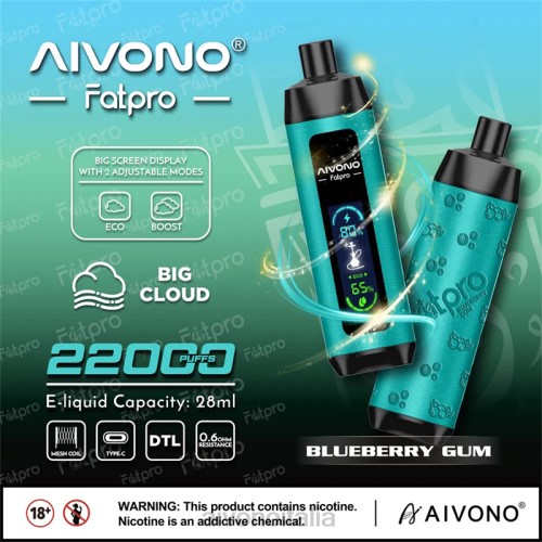 Aivono Fatpro 22000 gomma al mirtillo V4FX9 - Aivono Italia