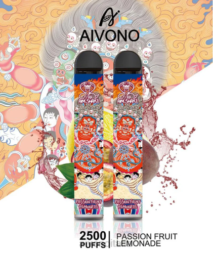 Aivono AIM SNAKE 2500 limonata al frutto della passione V4FX315 - Aivono Puffs Italia